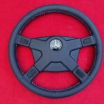 ATIWE Premerger AMG Steering Wheel – Blue Leather - AMG CAR PARTS SHOP
