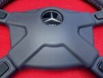 ATIWE Premerger AMG Steering Wheel – Blue Leather - AMG CAR PARTS SHOP