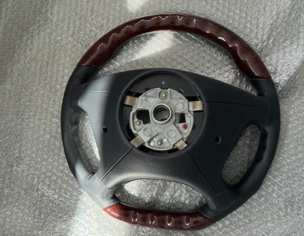 Custom Leather/Wood Mercedes-Benz Steering Wheel W124/ R129 / W210 - AMG CAR PARTS SHOP