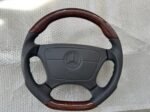 Custom Leather/Wood Mercedes-Benz Steering Wheel W124/ R129 / W210 - AMG CAR PARTS SHOP