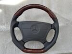 Custom Leather/Wood Mercedes-Benz Steering Wheel W124/ R129 / W210 - AMG CAR PARTS SHOP