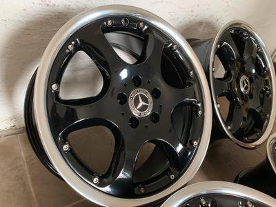 Genuine Mercedes 18 Albireo Silver Arrow Alloy Wheels - AMG CAR PARTS SHOP