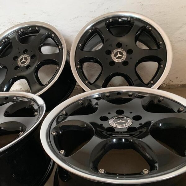 Genuine Mercedes 18 Albireo Silver Arrow Alloy Wheels - AMG CAR PARTS SHOP