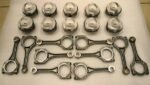 Lamborghini Huracán V10 connecting rods set - AMG CAR PARTS SHOP