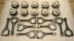 Lamborghini Huracán V10 connecting rods set - AMG CAR PARTS SHOP