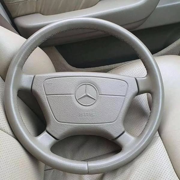 Leather Steering Wheel with Airbag for Mercedes-Benz Classics - AMG CAR PARTS SHOP