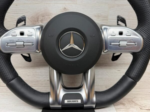 Mercedes AMG Brabus Alcantara Steering Wheel - AMG CAR PARTS SHOP