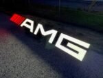 Mercedes-AMG illuminated sign - AMG CAR PARTS SHOP