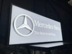 Mercedes-Benz Promotional Illuminated Sign - AMG CAR PARTS SHOP