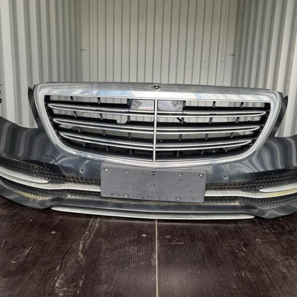 Mercedes-Benz S-Class W222 Front Bumper – Magnetite Black Metallic 9183 - AMG CAR PARTS SHOP