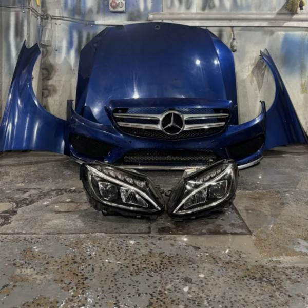 Mercedes W205 AMG Front Package — Bumper, Headlights & Radiator - AMG CAR PARTS SHOP