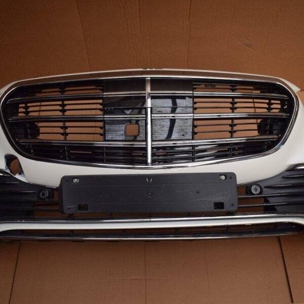 Mercedes W223 S-Class Front Bumper – Black - AMG CAR PARTS SHOP