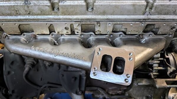 OM606 Stainless Twin-Scroll Exhaust Manifold - AMG CAR PARTS SHOP