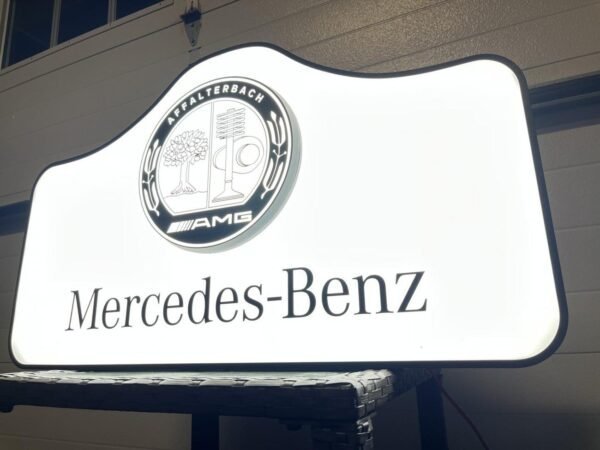 Original Mercedes-Benz Promotional Illuminated Sign - AMG CAR PARTS SHOP