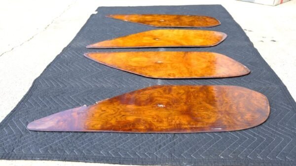 Pre-Merger AMG W126 Wooden Tray Tables & LWB Door Inserts - AMG CAR PARTS SHOP