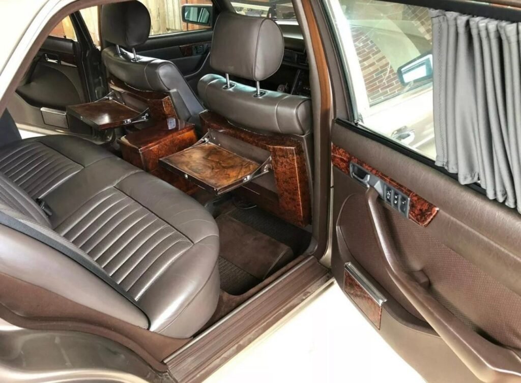 Pre-Merger AMG W126 Wooden Tray Tables & LWB Door Inserts - AMG CAR PARTS SHOP