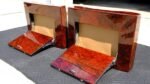 Pre-Merger AMG W126 Wooden Tray Tables & LWB Door Inserts - AMG CAR PARTS SHOP