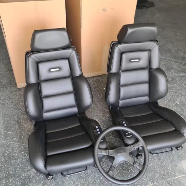 Recaro Classic C Seats & AMG Italvolanti M40 Steering Wheel - AMG CAR PARTS SHOP