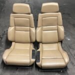 RECARO CSE Beige Leather Seats - AMG CAR PARTS SHOP