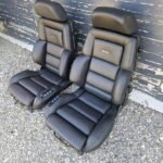RECARO CSE Black Leather Seats - AMG CAR PARTS SHOP