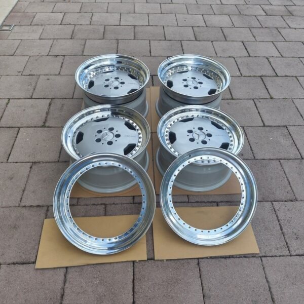Staggered 3-Piece 17″ AMG Aero III Wheels - AMG CAR PARTS SHOP