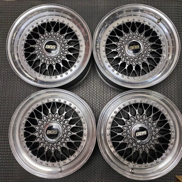 Staggered 3-Piece 17″ BBS RS Wheels - AMG CAR PARTS SHOP