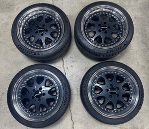 Staggered 3-Piece 18″ BRABUS Monoblock III Wheels & Tires - AMG CAR PARTS SHOP